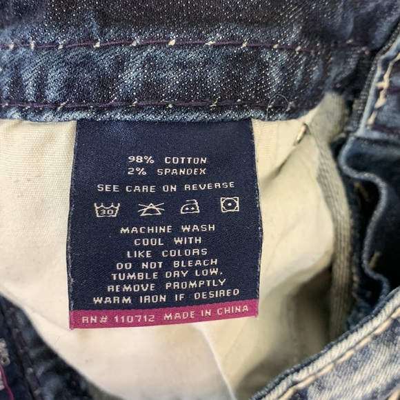 Vigoss The Chelsea Capri jeans. Size 5-6   Sequins & sparkle studs with stretch - Picture 9 of 12